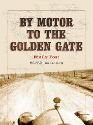 cover image of By Motor to the Golden Gate